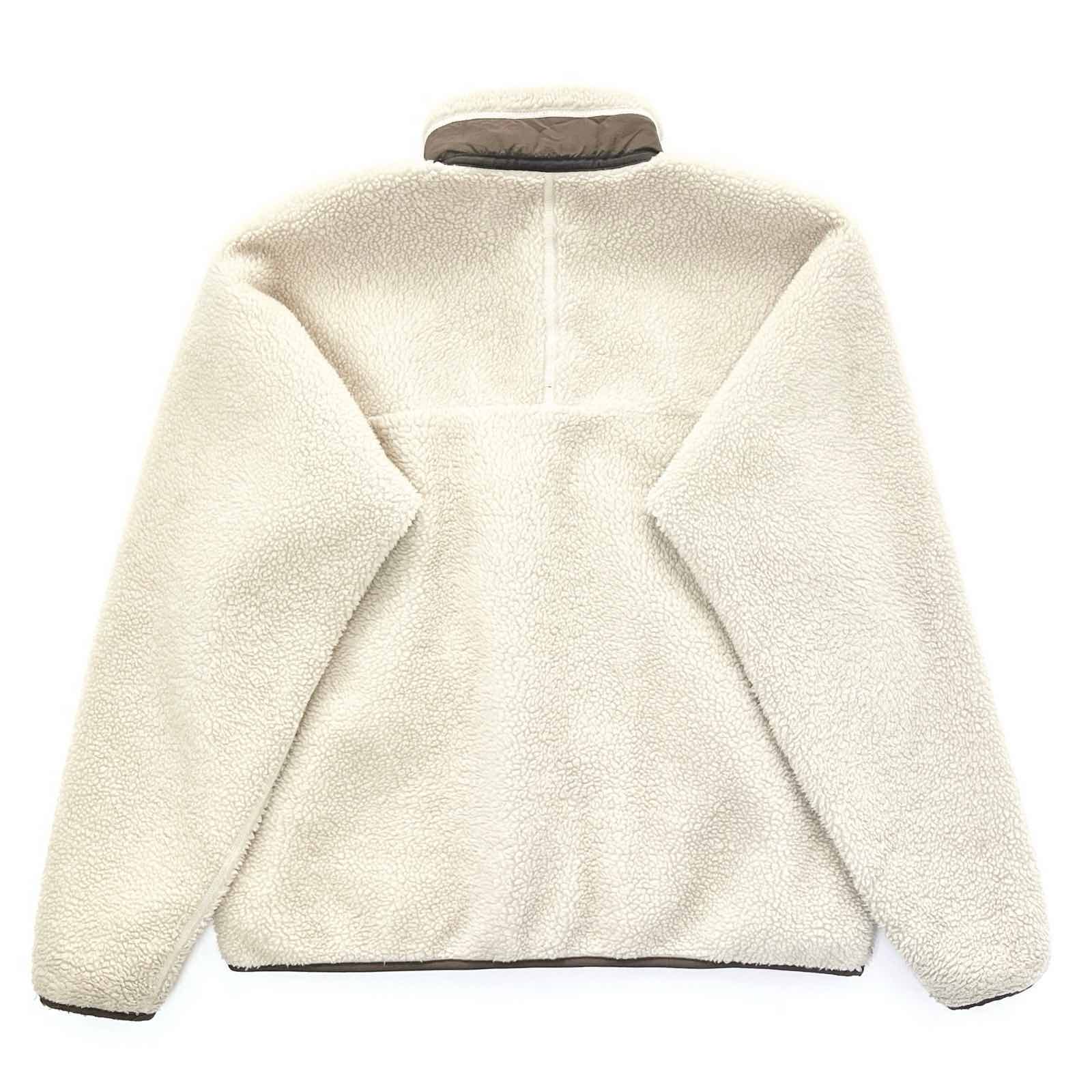 2008 Patagonia Classic Retro-X Fleece Jacket, Natural & Mushroom (L/XL)