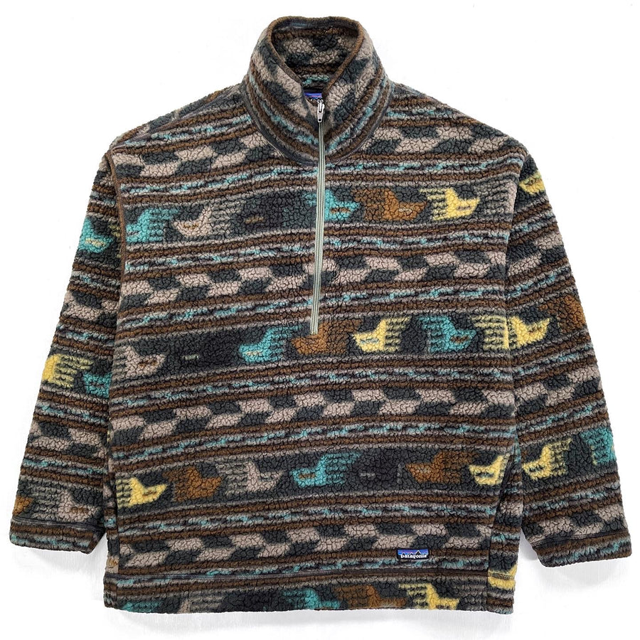 1996 Patagonia Printed Synchilla Shearling Sweater, Anatolia (L)