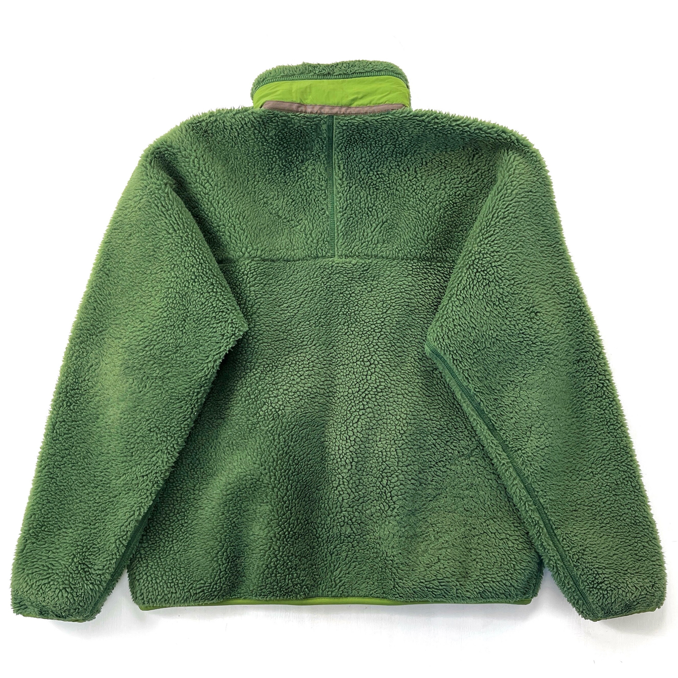 Patagonia Retro Cardigan Deep Pile Fleece 2024 Jacket 1998 Green Vintage 90s USA NWOT