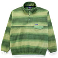 2015 Patagonia Printed Synchilla Snap-T, Hand Dipped: Green (XL)