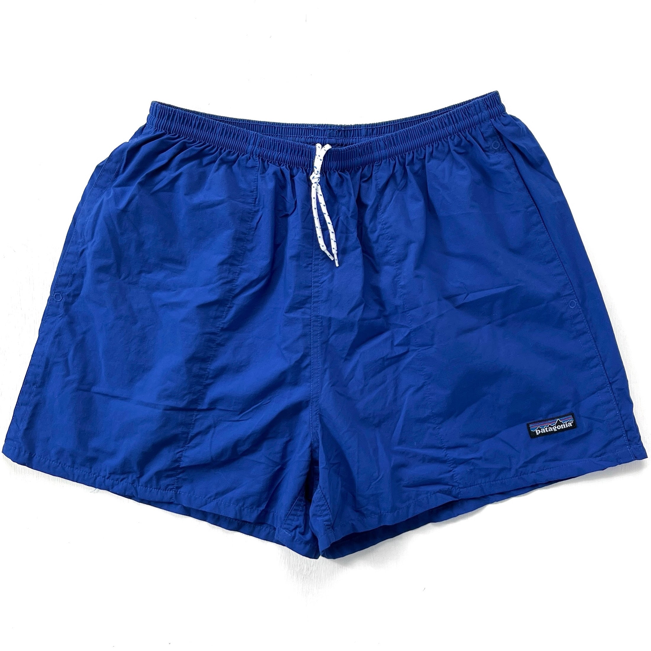 1998 Patagonia Made In The U.S.A. 3.5” Baggies Shorts, Blueberry (L)