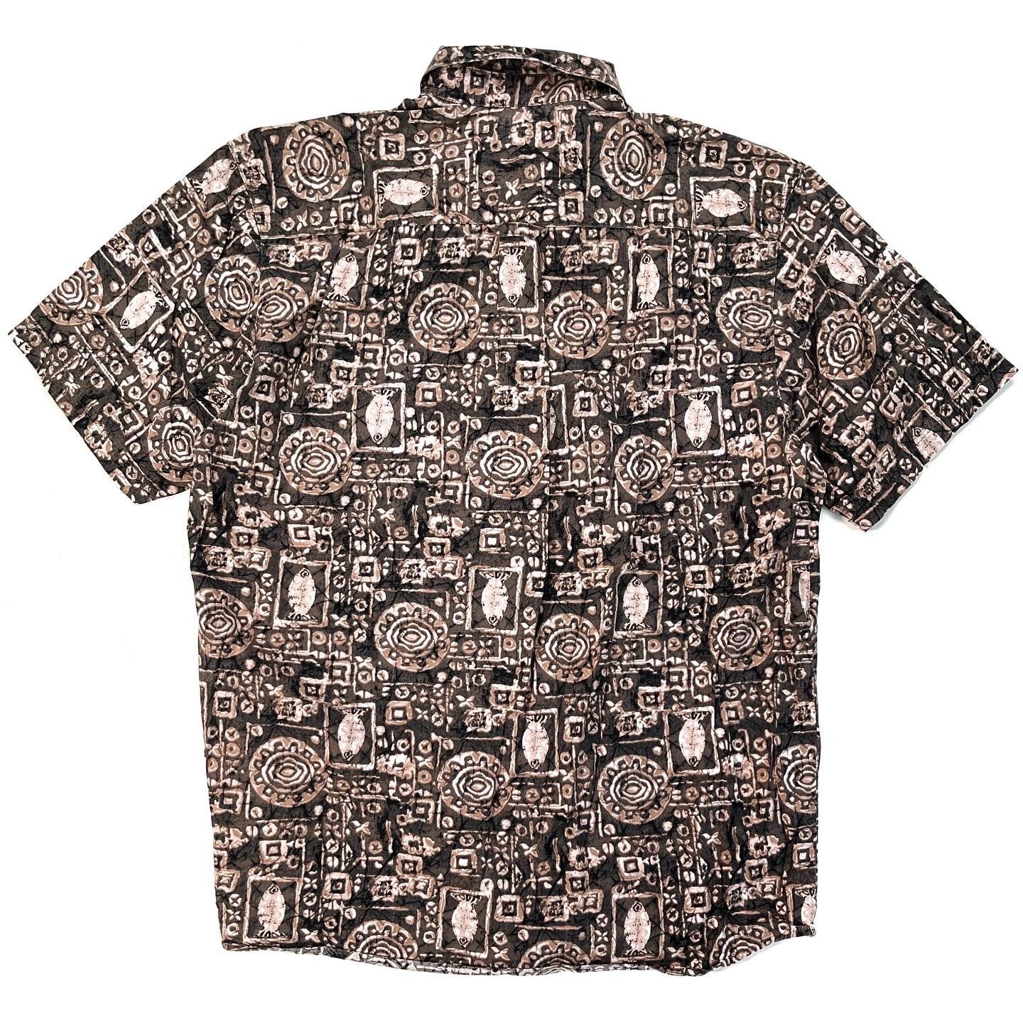 2000s Columbia Sportswear Mens Cotton Print Shirt (L)