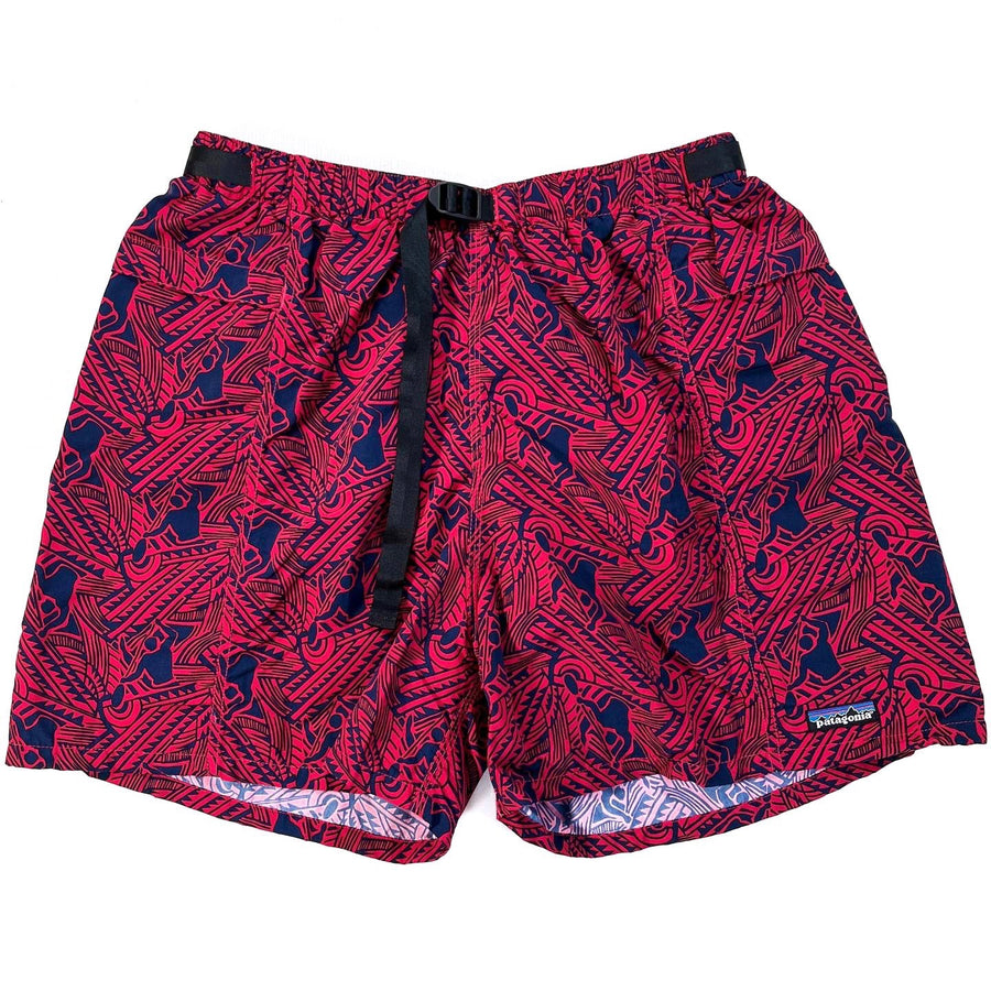 1999 Patagonia Mens 5” River Shorts, Paddlers: Phoenix Red (XL)