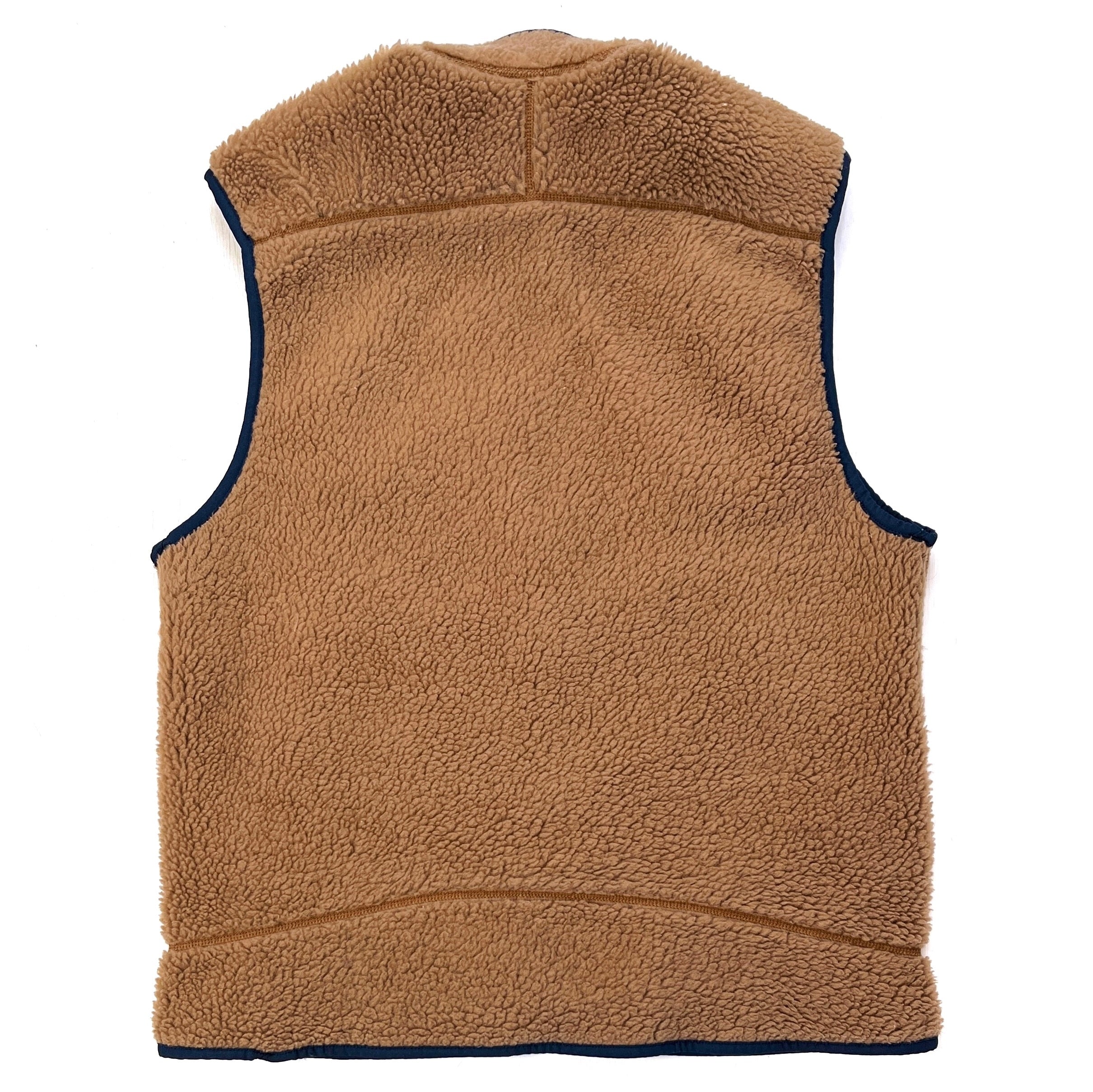 2007 Patagonia Mens “Lost Arrow” Retro Pile Vest, Brown (M)