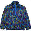 1991 Patagonia Printed Synchilla Snap-T, Spears: Bright Blue (XL)