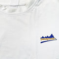 1990s Patagonia Mens Cotton T-Shirt, Mountain Biking Graphic (XL)