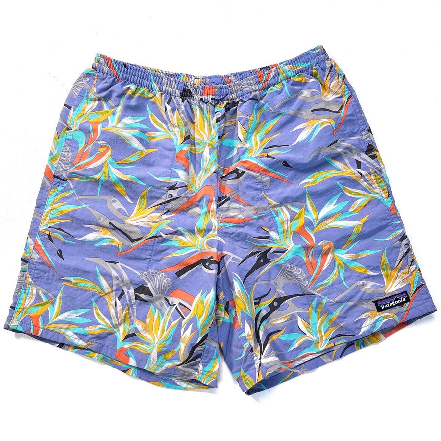 2016 Patagonia Mens 7” Baggies Shorts, Piton Paradise: Violet (S)
