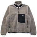 2008 Patagonia Mens Classic Retro-X Jacket, Grey & Black (M)