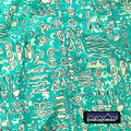 1991 Patagonia Mens 4” Printed River Shorts, Sea Bream (M)