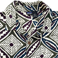1995 Patagonia Mens Surya Batik Shirt, Big Tapa: Dark Olive (L/XL)