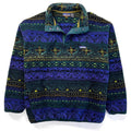 1997 Patagonia Printed Synchilla Snap-T, Tradewinds: Hunter (XL)