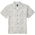 2001 Patagonia A/C Cotton Print Shirt, Bonefish: Natural (M)