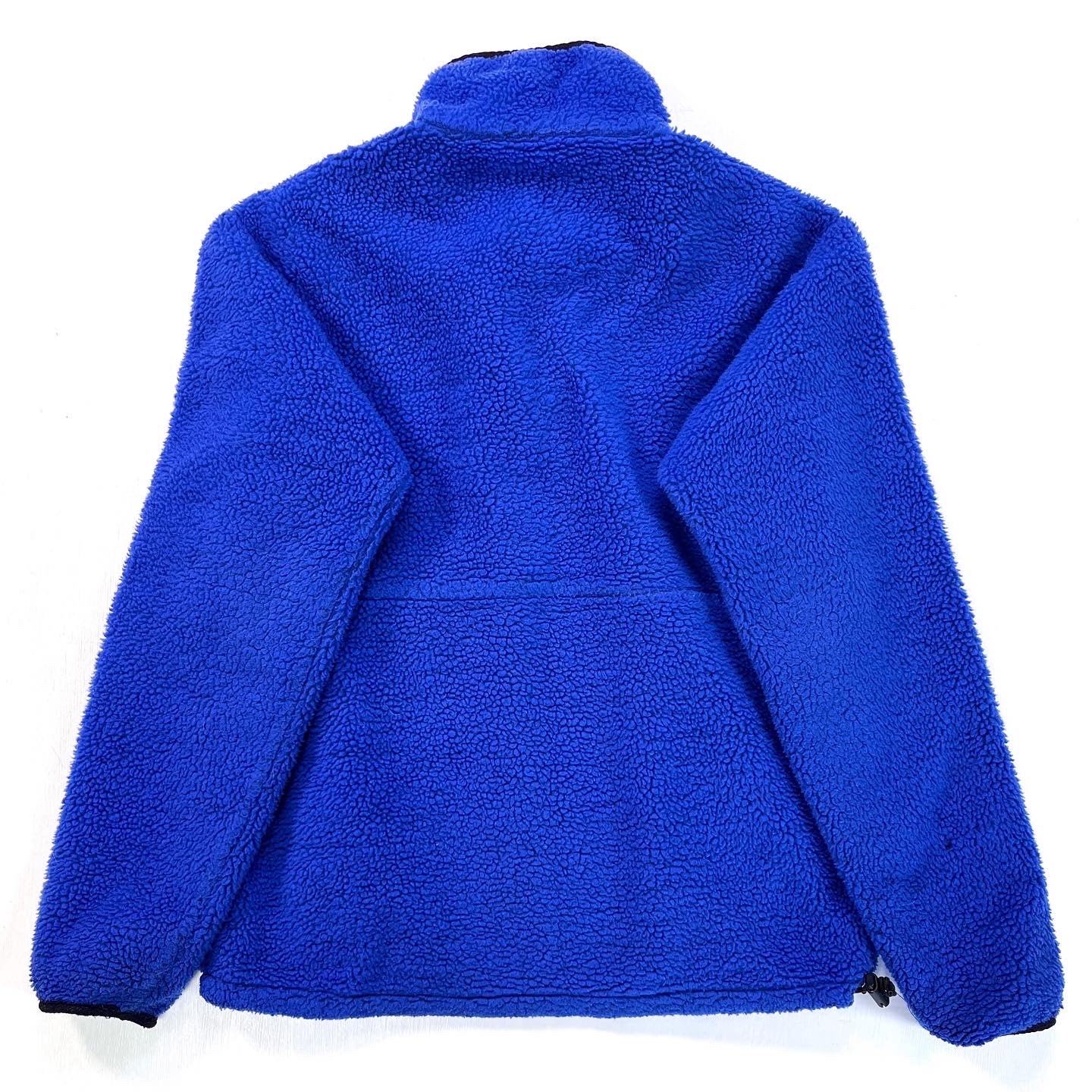 1992 Patagonia Reversible Pile Glissade Pullover, Blueberry (S)