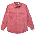 1992 Patagonia Mens Cotton Canvas Shirt, Weathered Red (M)