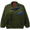 1994 Patagonia Synchilla Snap-T, Dark Olive & Ink Blue (M)