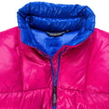 1989 Patagonia Hi-Loft Goose Down Jacket, Fuchsia & Electric Blue (S)
