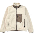2008 Patagonia Mens Classic Retro-X Jacket, Natural & Mushroom (L)