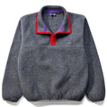 1989 Patagonia Made In The U.S.A. Synchilla Snap-T, Charcoal (M)