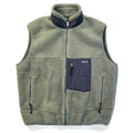 2002 Patagonia Classic Retro-X Vest, Eucalyptus & Black (XL)