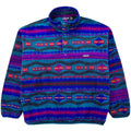 1993 Patagonia Printed Synchilla Snap-T, Sacajawea: Bluegrass (XL)
