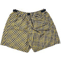 1999 Patagonia Mens 5” Printed Nylon River Shorts, Gridlock: Pear (XL)