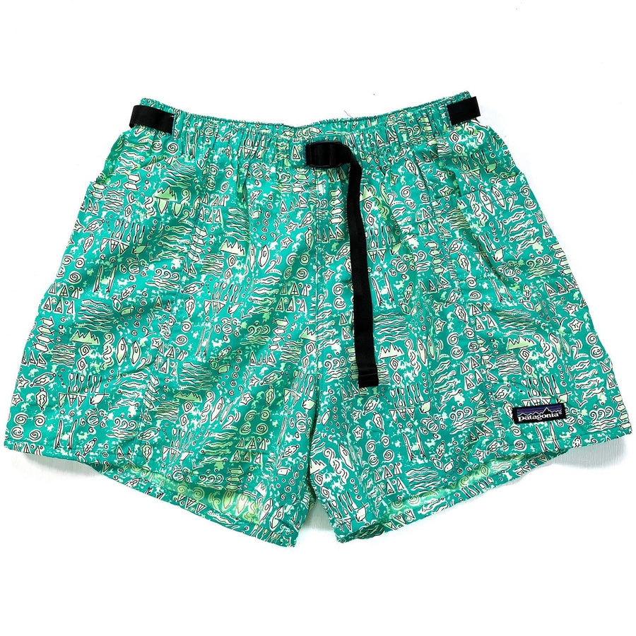 1991 Patagonia Mens 4” Printed River Shorts, Sea Bream (M)