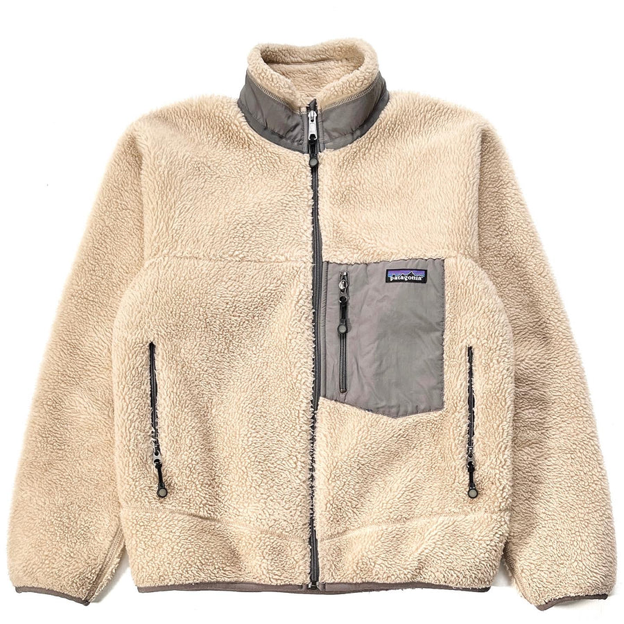 2004 Patagonia Classic Retro-X Fleece Jacket, Natural (XS/S)