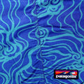 1993 Patagonia Mens 3.5” Printed River Shorts, Flow: Cobalt (M/34)