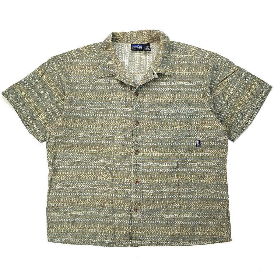 1997 Patagonia Mens Organic Cotton A/C Print Shirt (XL)