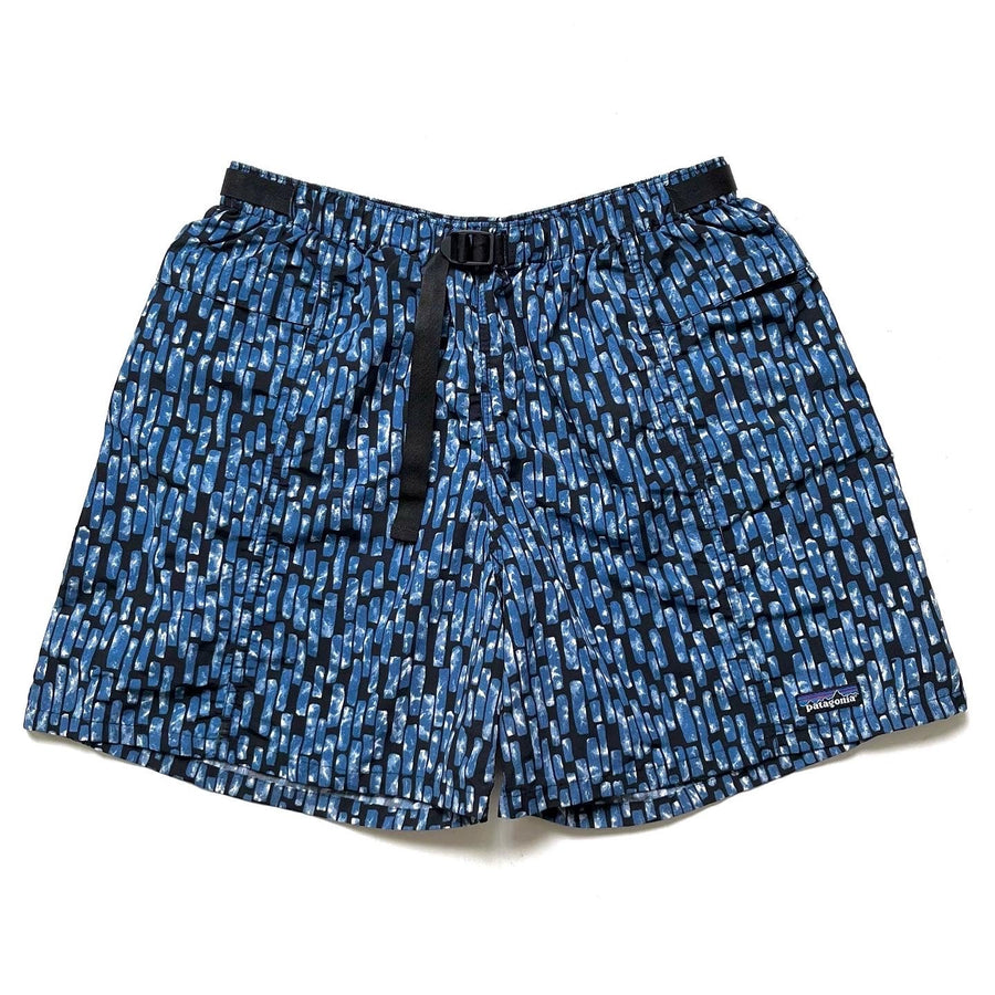 1999 Patagonia 5” Printed River Shorts, Raining Sky: Storm (L)