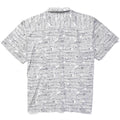 2001 Patagonia Mens A/C Cotton Print Shirt, Bonefish: Natural (L)