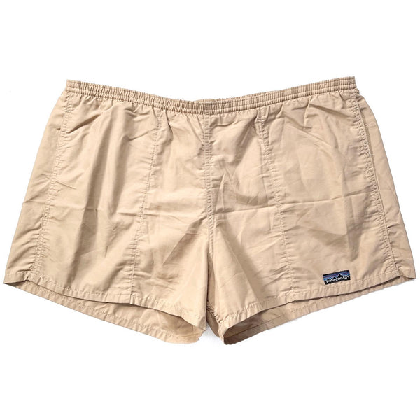 1980s Patagonia Mens 3” Baggies Shorts, Khaki (XL/XXL)