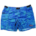 1993 Patagonia Mens 3.5” Printed River Shorts, Flow: Cobalt (M/34)