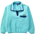 1993 Patagonia Synchilla Snap-T, Sea Green & Ink Blue (L)