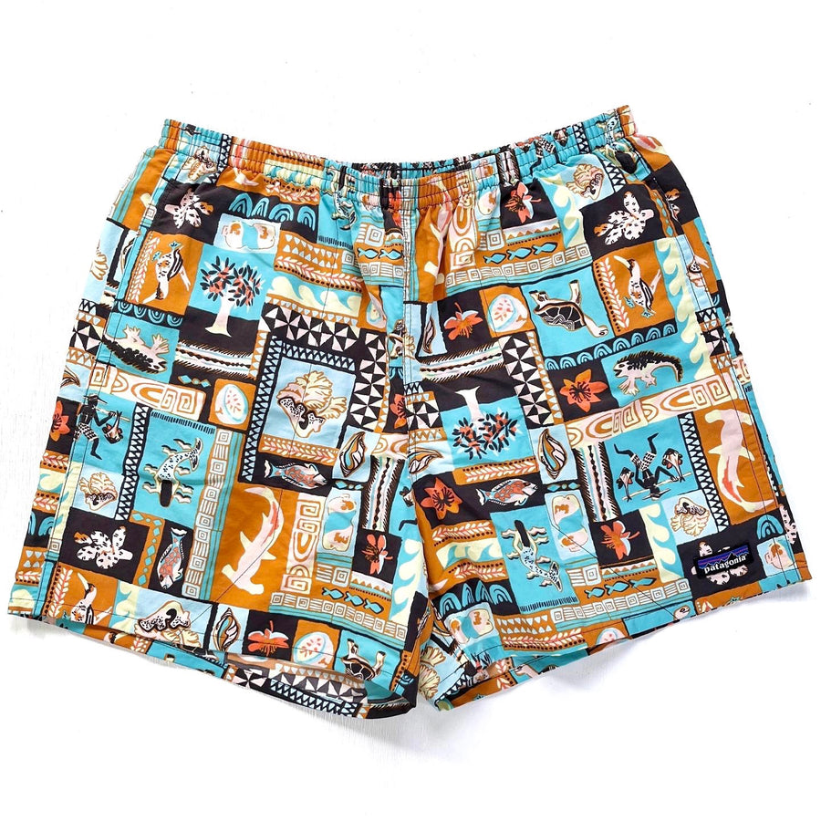 2021 Patagonia Mens 5” Baggies Shorts, Galapagos Archipelagos (L)
