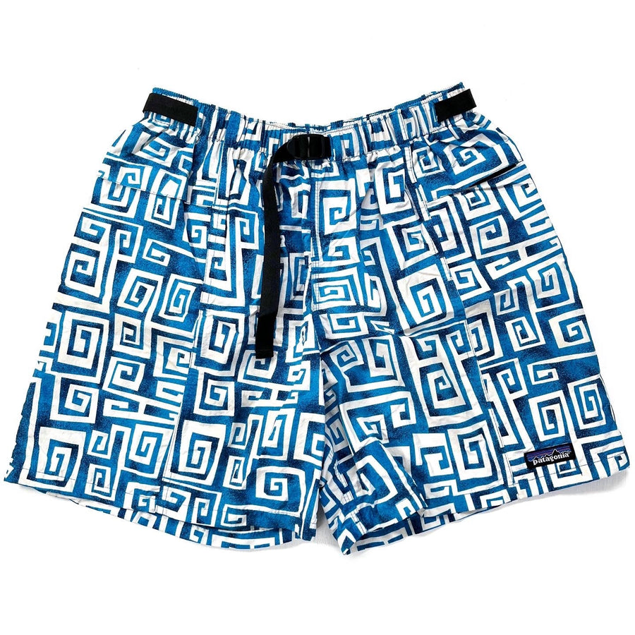 2000 Patagonia Mens 5” Printed River Shorts, Pebbles: Azure (M)