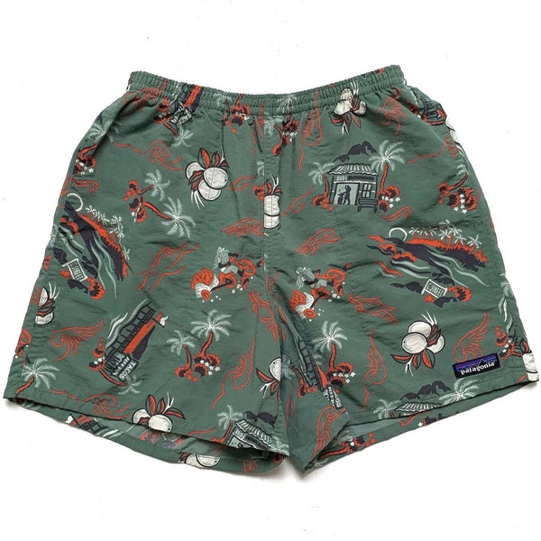 2017 Patagonia Mens 5” Printed Baggies Shorts, C Street (S)