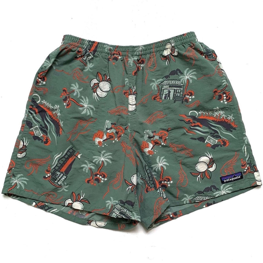 2017 Patagonia Mens 5” Printed Baggies Shorts, C Street (S)