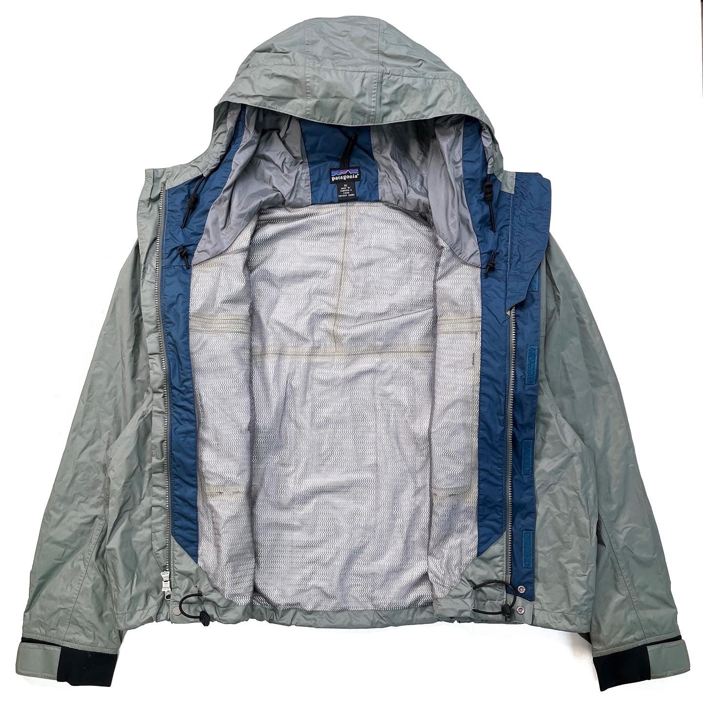 2001 Patagonia Mens Deep Wading Fishing Jacket, Light Olive (XL)