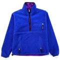 1992 Patagonia Reversible Pile Glissade Pullover, Blueberry (S)