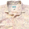 1990 Patagonia Mens A/C Cotton Print Shirt, Sahara Map (M)