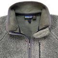 1996 Patagonia Made In The U.S.A. Retro Pile Cardigan, Charcoal (XL)