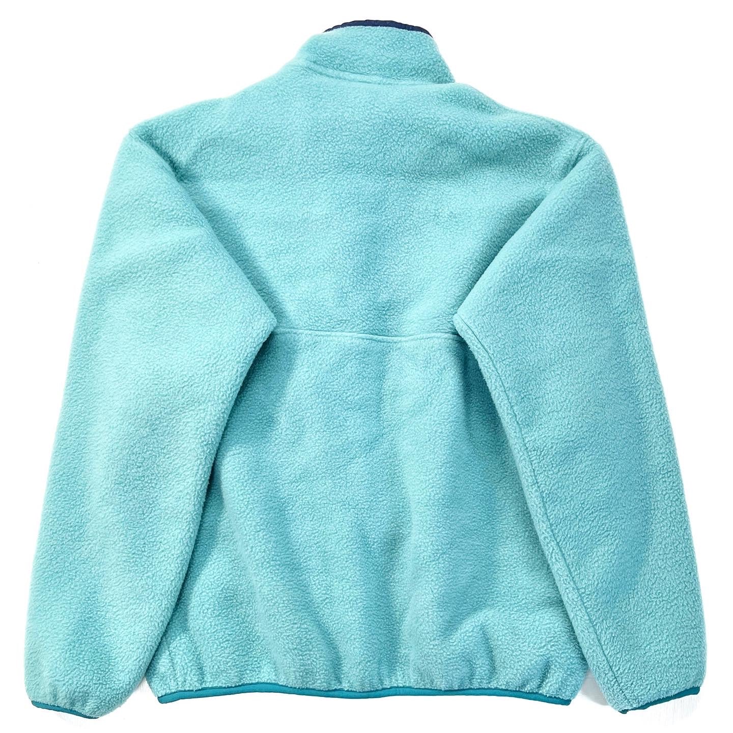 1993 Patagonia Synchilla Snap-T, Sea Green & Ink Blue (L)