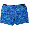 1993 Patagonia Mens 3.5” Printed River Shorts, Flow: Cobalt (M/34)