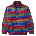1996 Patagonia Printed Synchilla Snap-T, Minnehaha: Carmine (S)