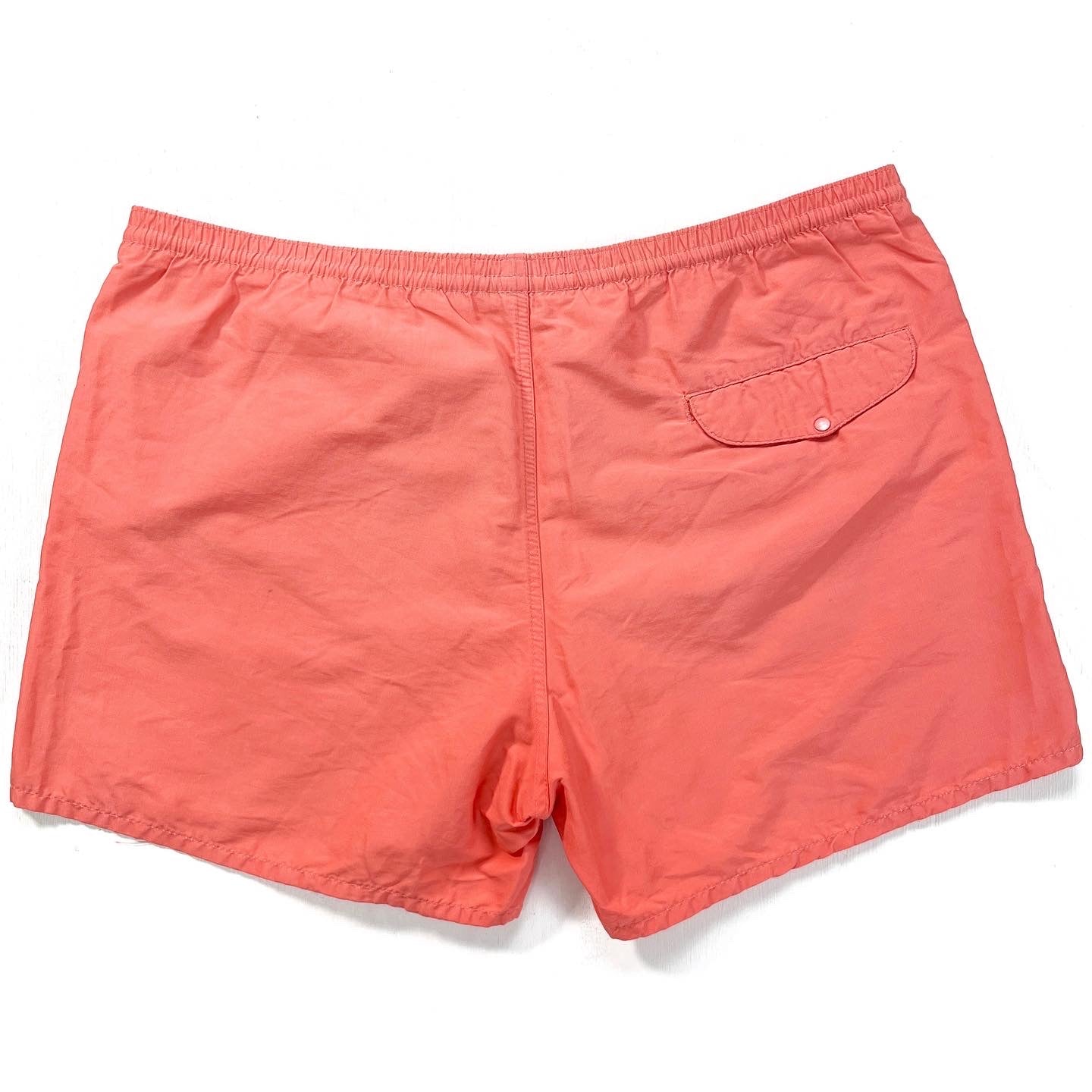 1991 Patagonia Mens 3.5” Baggies Shorts, Bright Coral (XL)