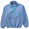 1992 Patagonia Synchilla Snap-T, Deep Water & Emerald (L)