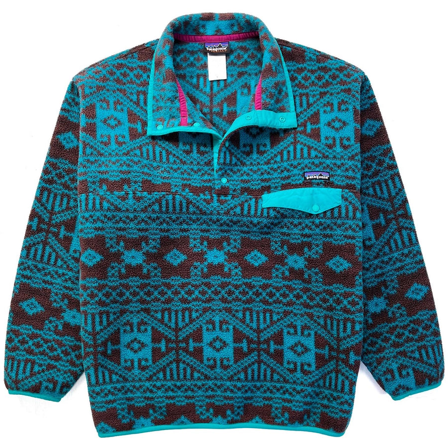 2011 Patagonia Printed Synchilla Snap-T Pullover, Fischer: Cattail (L)