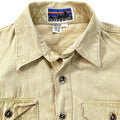 1970s Patagonia ‘Big Label’ Original Cotton Canvas Shirt, Tan (S/M)