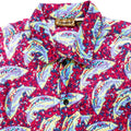1991 Patagonia Mens Cotton A/C Print Shirt, Fish: Red (L)